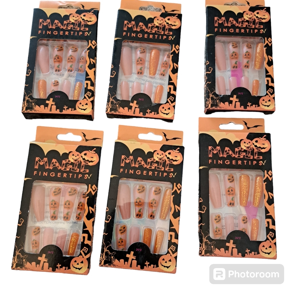 Halloween Press-On Nails 6 Pack